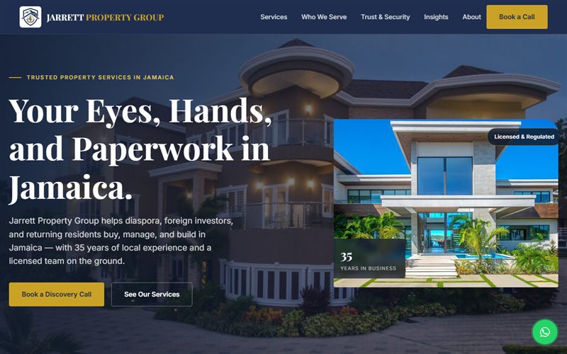 Screenshot of jarrett-property